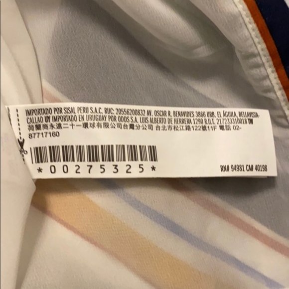 Multicolor Striped Chiffon Kimono Cover Up Size S Forever 21 - Picture 7 of 10